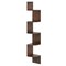 Space-Saving 5-Tier Corner Shelf Wall Mounted Bookshelf with Storage Solution